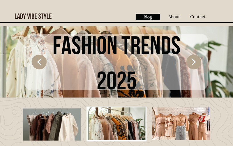 Fashion Trends 2025