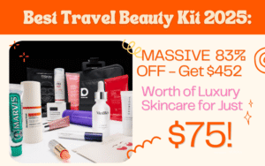 Read more about the article Best Travel Beauty Kit 2025: MASSIVE 83% OFF – Get $452 Worth of Luxury Skincare for Just $75!