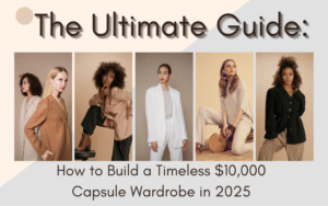 Read more about the article The Ultimate Guide: How to Build a Timeless $10,000 Capsule Wardrobe in 2025 – Smart, Stylish & Sustainable for Life!