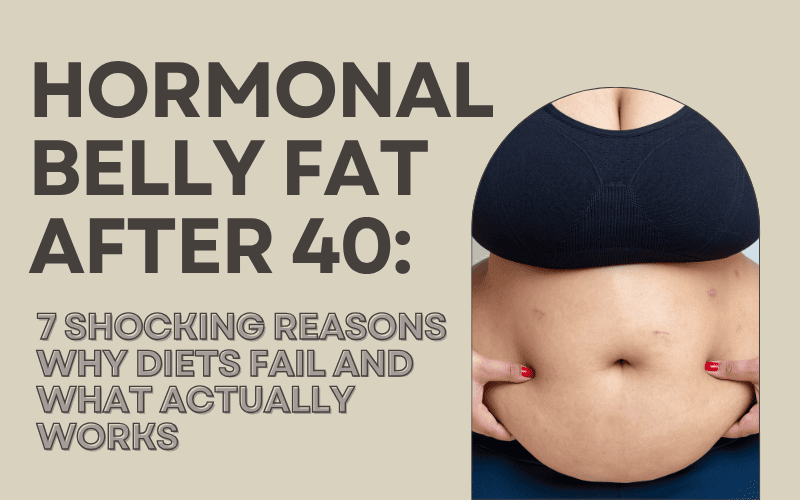 Read more about the article Hormonal Belly Fat After 40: 7 Shocking Reasons Why Diets Fail and What Actually Works