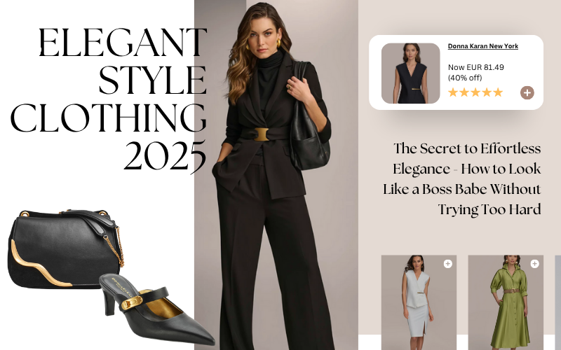 You are currently viewing Elegant Style Clothing 2025: The Secret to Effortless Elegance – How to Look Like a Boss Babe Without Trying Too Hard