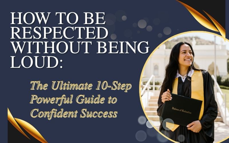 Read more about the article How to Be Respected Without Being Loud: The Ultimate 10-Step Powerful Guide to Confident Success