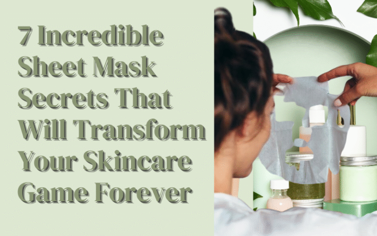 sheet masks